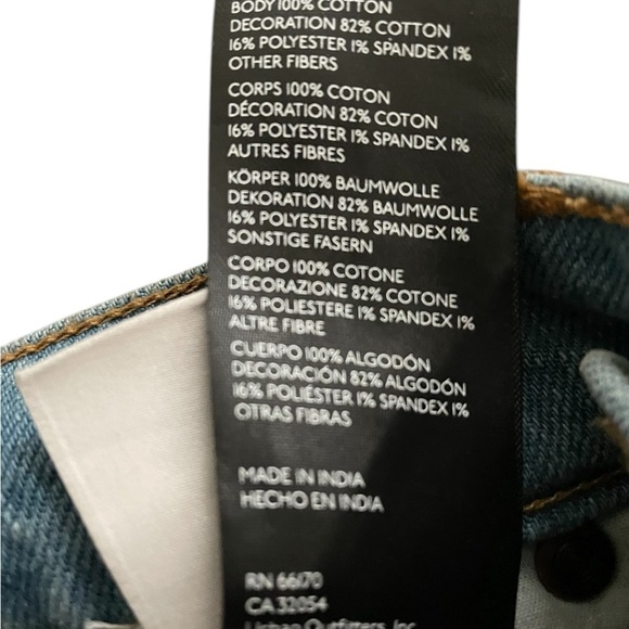 BDG High-Waisted Flare Boho Bliss Outfitters-Patch-Crochet-Embroider size 27 - Picture 9 of 13